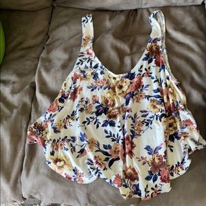 Floral tank top